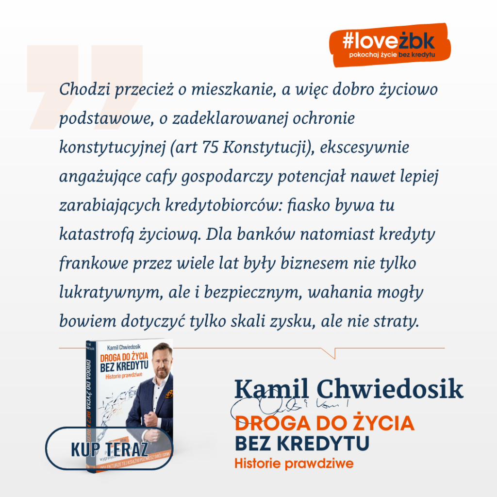 Konstytucja chroni frankowiczów